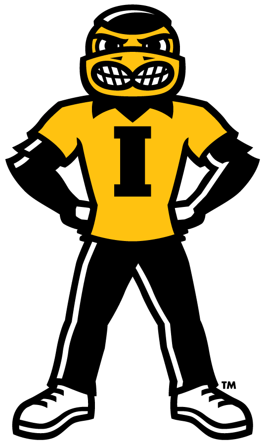Iowa Hawkeyes 2013-Pres Mascot Logo v3 iron on transfers for clothing